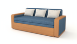 Load image into Gallery viewer, Sofa Cum Bed Blue