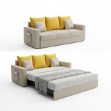 Load image into Gallery viewer, Sofa Cum Bed Biege