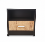 Load image into Gallery viewer, Side Table 1 Cabinet Black