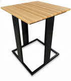 Load image into Gallery viewer, Kitchen Table Square Rubwood