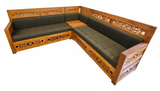 Load image into Gallery viewer, Corner Sofa Jali Cutting