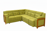 Load image into Gallery viewer, Corner Sofa Green Bird