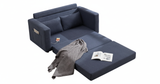 Load image into Gallery viewer, Sofa Cum Bed Navy Blue
