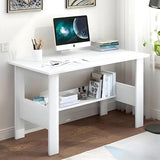 Load image into Gallery viewer, Computer Table White Open