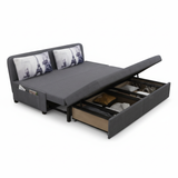 Load image into Gallery viewer, Sofa Cum Bed Dark