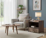 Load image into Gallery viewer, Side Table 1 Drawer Dark