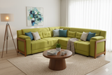 Load image into Gallery viewer, Corner Sofa Green Bird