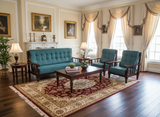 Load image into Gallery viewer, 3+1+1 Sofa Wooden handle