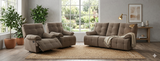 Load image into Gallery viewer, 3+1+1 Sofa with Recliner KR 111