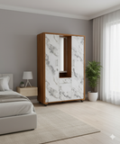 Load image into Gallery viewer, wardrobe With DresserMarble 165