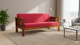 Load image into Gallery viewer, Wooden 3 Seater Sofa CRD