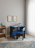 Load image into Gallery viewer, IndfurnKavis Plus Blue Study Table