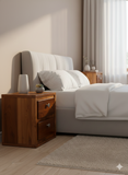 Load image into Gallery viewer, Cot Side box Teakwood