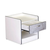 Load image into Gallery viewer, Nightstand White marble