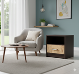 Load image into Gallery viewer, Side Table 1 Cabinet Black