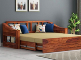 Load image into Gallery viewer, Wooden Sofa Cum Bed