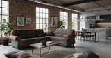 Load image into Gallery viewer, Corner Sofa Rolled Arm