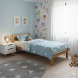 Load image into Gallery viewer, Kids Cot Scandinavian