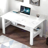 Load image into Gallery viewer, Computer Table White Open