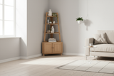 Load image into Gallery viewer, Corner Stand With Bottom Shelf