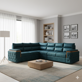 Load image into Gallery viewer, Burfiee Handle Corner Sofa