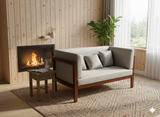 Load image into Gallery viewer, Sofa Three Seater Wooden Handle