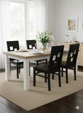 Load image into Gallery viewer, Dining Chair Square BLK