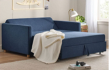 Load image into Gallery viewer, Sofa Cum Bed Navy Blue