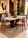Load image into Gallery viewer, Dining chair Treated mahagony wood cashied-premium organic