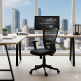 Load image into Gallery viewer, Revolving Chair MB Net 134 E