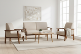Load image into Gallery viewer, W Sofa Kelly Scandinavian set in a bright minimalist living room