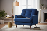 Load image into Gallery viewer, Verve premium upholstered lounge chair in elegant living room setting