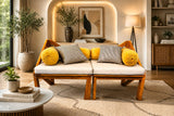 Load image into Gallery viewer, Sofa Dual love seat TEK wood 670010